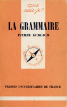 couverture de 'La grammaire' - couverture livre occasion