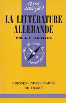 La littérature allemande - couverture livre occasion