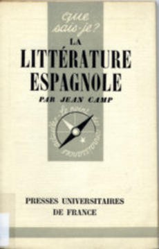 La littérature Espagnole - couverture livre occasion