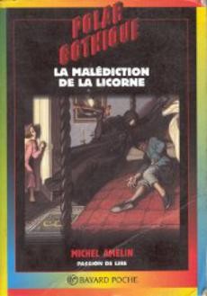 couverture de 'La malédiction de la licorne' - couverture livre occasion