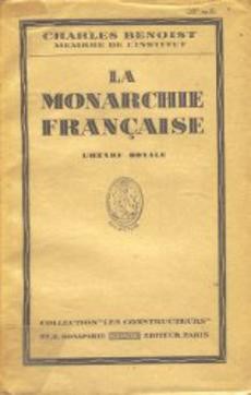 La Monarchie Française - couverture livre occasion