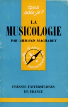 La musicologie - couverture livre occasion