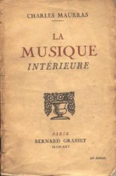 La musique intérieure - couverture livre occasion
