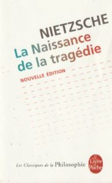 La naissance de la tragédie - couverture livre occasion