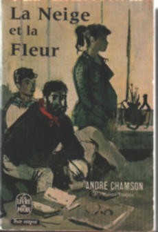 couverture de 'La neige et la fleur' - couverture livre occasion