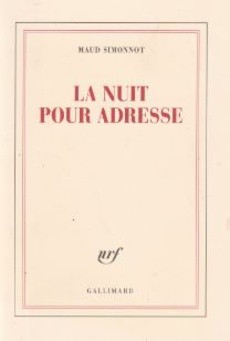 La nuit pour adresse - couverture livre occasion