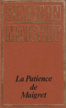La patience de Maigret - couverture livre occasion