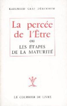 La percée de l'Etre - couverture livre occasion