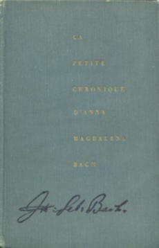 La petite chronique d'Anna Magdalena Bach - couverture livre occasion