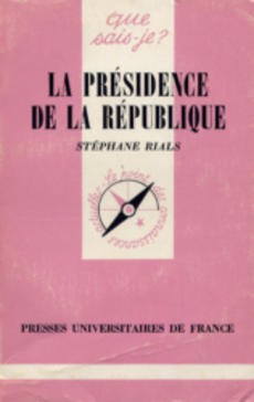 La présidence de la République - couverture livre occasion
