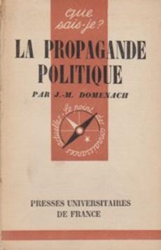 La propagande politique - couverture livre occasion