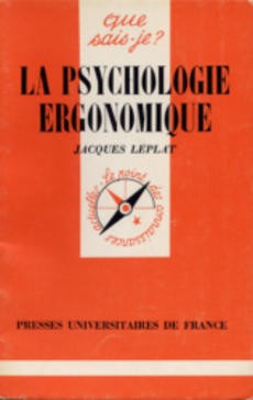 La psychologie ergonomique - couverture livre occasion