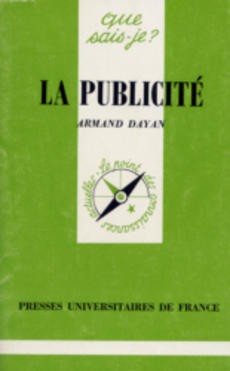 La Publicité - couverture livre occasion