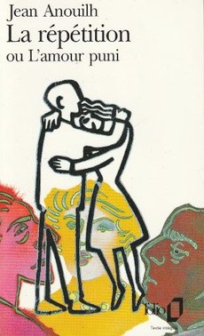 couverture de 'La répétition ou l'amour puni' - couverture livre occasion