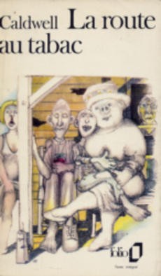 couverture de 'La route au tabac' - couverture livre occasion