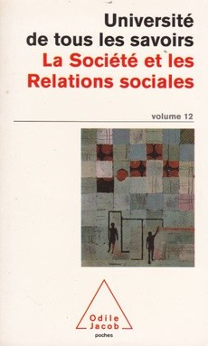 La Société et les Relations sociales - couverture livre occasion