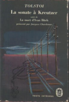 couverture de 'La sonate à Kreutzer' - couverture livre occasion