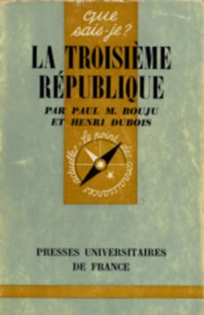 La Troisième République - couverture livre occasion