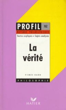 La Vérité - couverture livre occasion