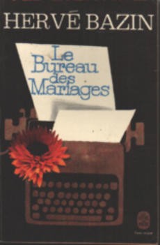 couverture de 'Le bureau des mariages' - couverture livre occasion