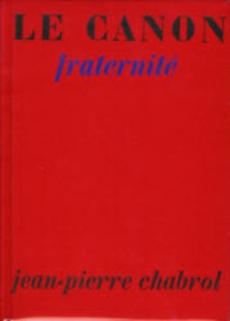 Le canon Fraternité - couverture livre occasion