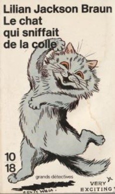 couverture de 'Le chat qui sniffait de la colle' - couverture livre occasion