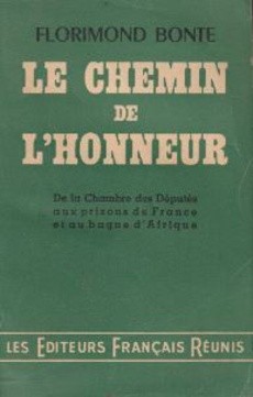 Le chemin de l'Honneur - couverture livre occasion