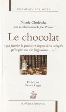 Le chocolat - couverture livre occasion
