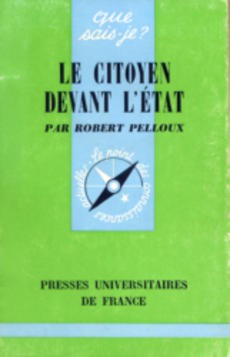 Le citoyen devant l'état - couverture livre occasion