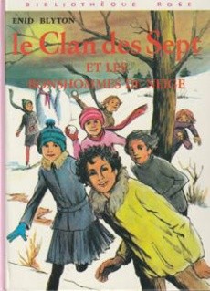 Le clan des sept et les bonshommes de neige - couverture livre occasion