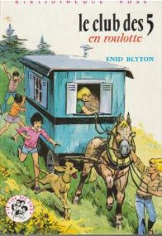 Le club des cinq en roulotte - couverture livre occasion