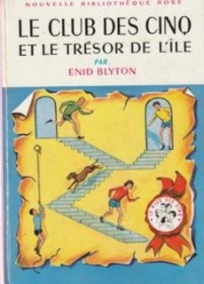 Le club des cinq et le trésor de l'île - couverture livre occasion
