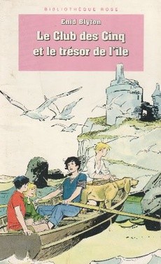 Le club des cinq et le trésor de l'île - couverture livre occasion