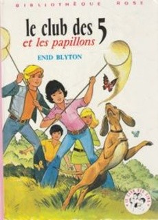 Le Club des Cinq et les papillons - couverture livre occasion