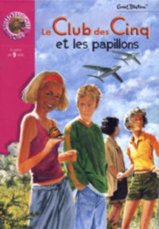 Le Club des Cinq et les papillons - couverture livre occasion