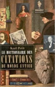 Le dictionnaire des citations du monde entier - couverture livre occasion