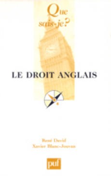 Le droit anglais 1162 - couverture livre occasion
