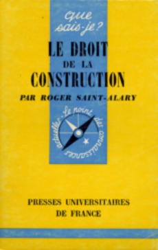 Le Droit de la Construction - couverture livre occasion