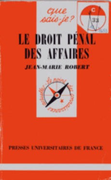 Le droit pénal des affaires - couverture livre occasion