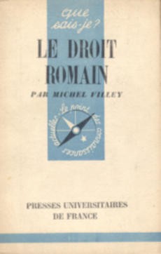 Le droit romain 195 - couverture livre occasion