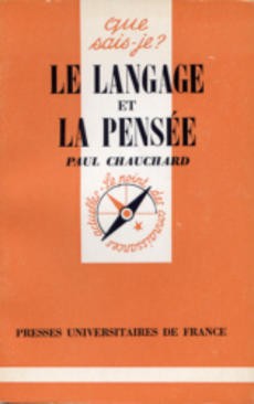 couverture de 'Le langage et la pensée 698' - couverture livre occasion