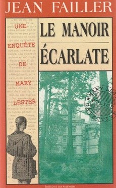couverture de 'Le manoir écarlate' - couverture livre occasion