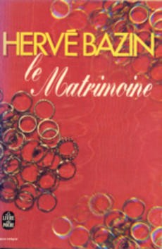 couverture de 'Le Matrimoine' - couverture livre occasion