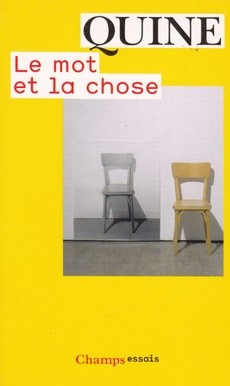 Le mot et la chose - couverture livre occasion