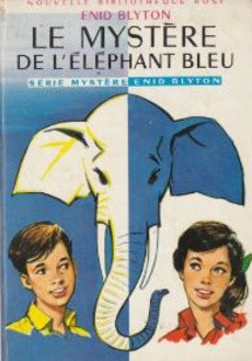 couverture de 'Le mystère de l'éléphant bleu' - couverture livre occasion