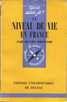 Le niveau de vie en France 371 - couverture livre occasion