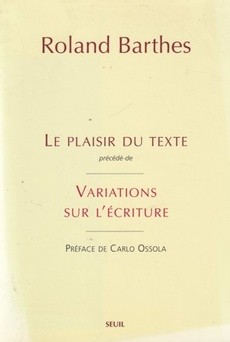 Le plaisir du texte - couverture livre occasion