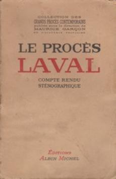 couverture de 'Le procès Laval' - couverture livre occasion