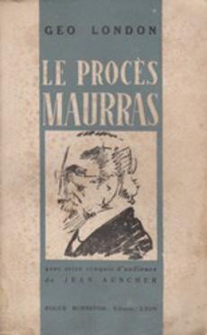 Le procès Maurras - couverture livre occasion