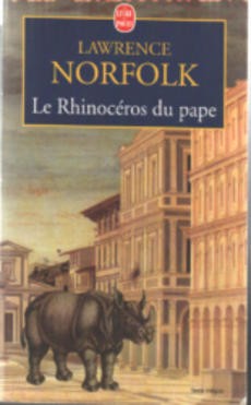 Le rhinocéros du Pape - couverture livre occasion